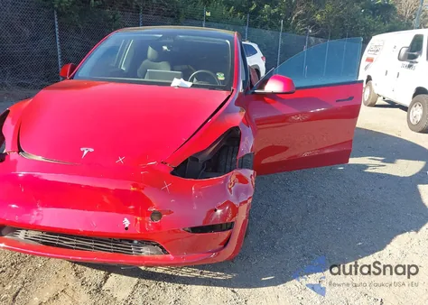 2022 Tesla Model Y Long Range Dual Motor All-Wheel Drive из США, поврежденный, VIN 7SAYGDEE9NF357442